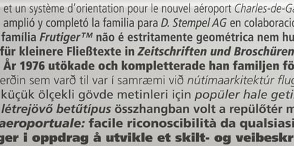 Frutiger Font Poster 5